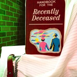 VIXEN BY MICHELINE PITT BEETLEJUICE™ RECENTLY DECEASED BOOK BAG | NWT!!!